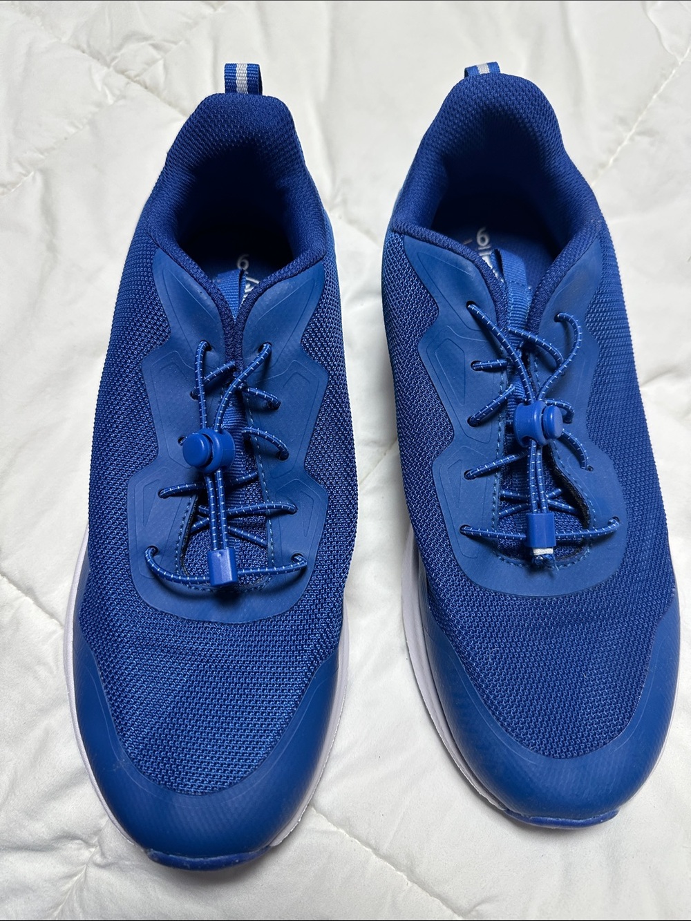 Athletic Works Men's Bright Blue Lace-Lock Athletic Sneakers